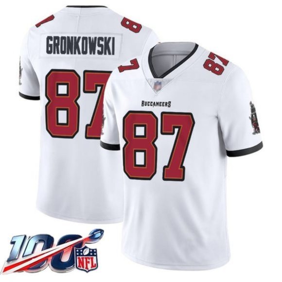 white gronkowski jersey